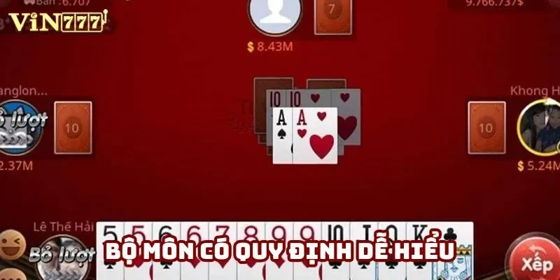 Bộ môn có quy định dễ hiểu